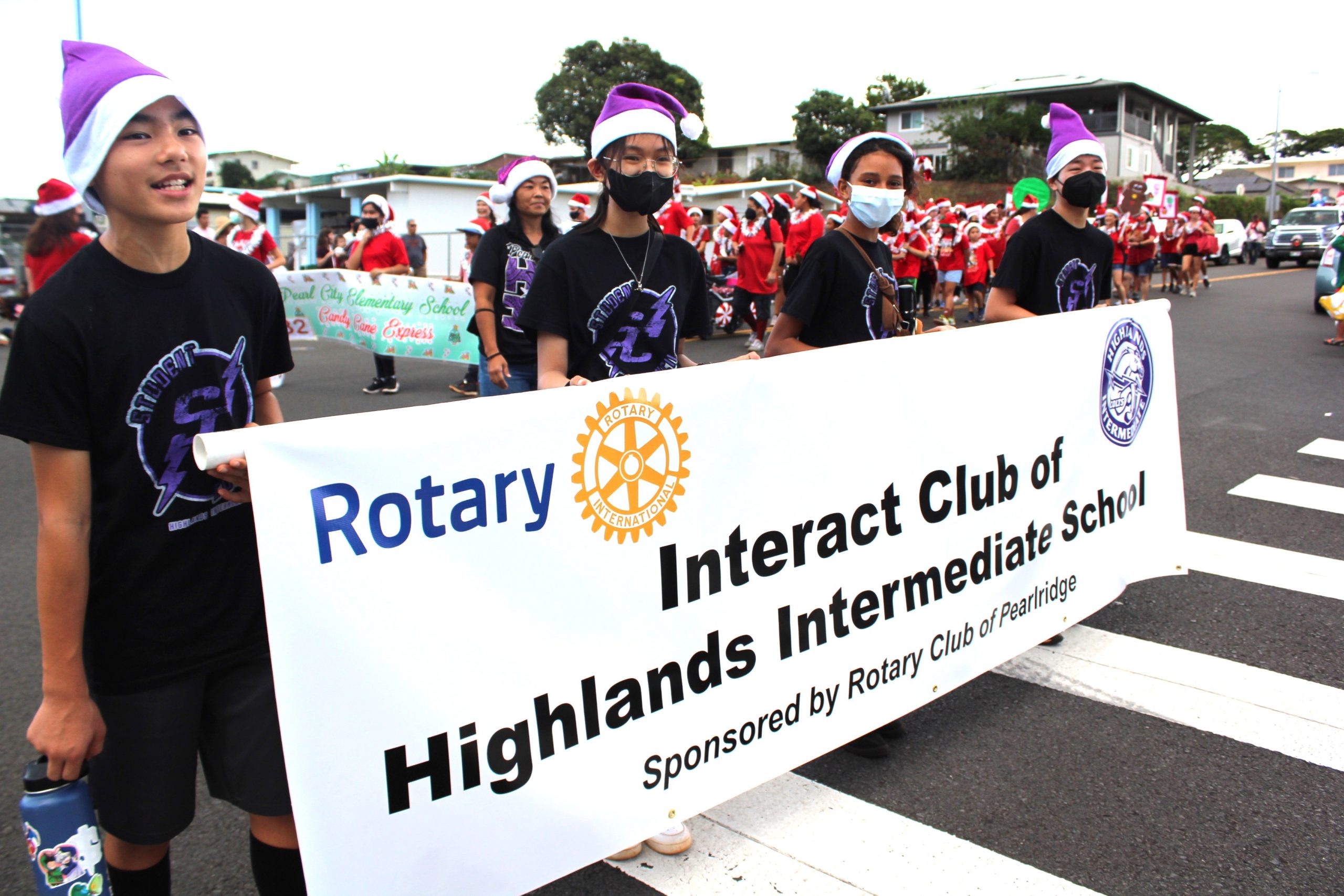 RCOP ROTARY YOUTH INTERACT CLUBS WALK AS ONE AT 2022 ANNUAL PEARL CITY
