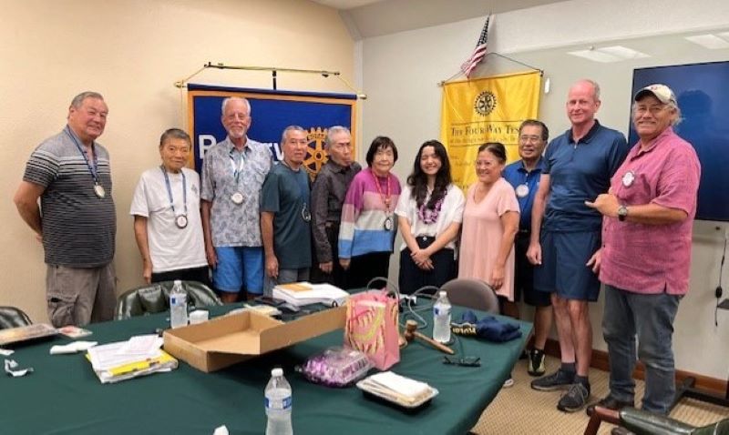 Rotary Club of Pearlridge holds special scholarship presentation for 2023-2024 recipient Andie Shimizu