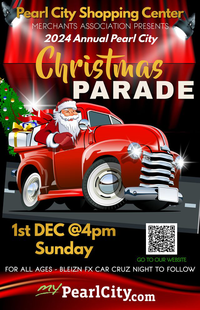 Pearl City Shopping Center Christmas Parade 12/1 @ 4pm