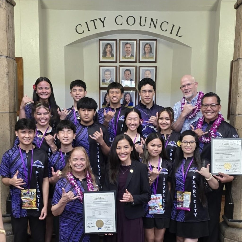 Pearl City Chargers Boys & Girls State Bowling Champions honored at Honolulu Hale